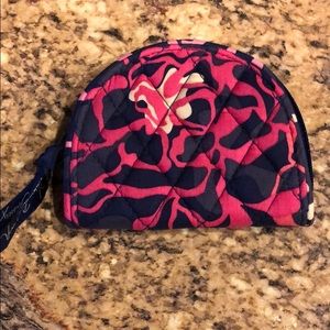 Vera Bradley Katalina Pink Coin Purse. Like new